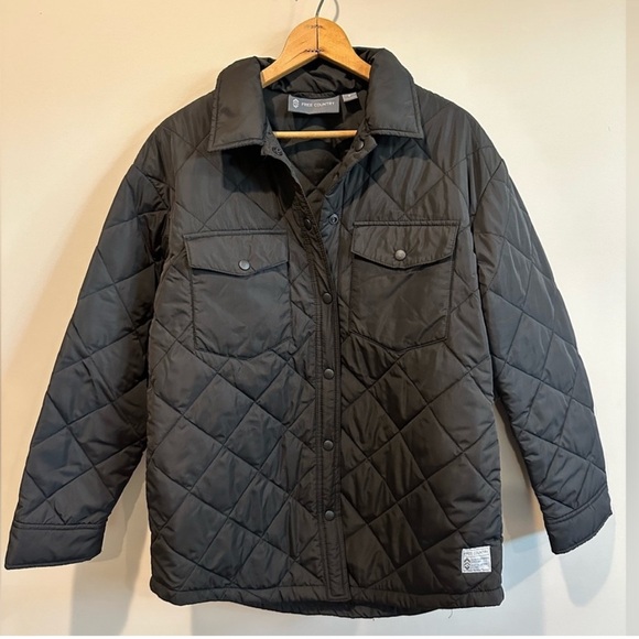 Free Country Jackets & Blazers - Free Country Black Quilted Jacket
